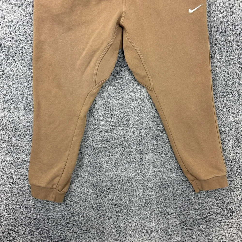 Nike Sweatpants Mens 2XL Brown Fleece Joggers Swoosh Logo 826431-258 XXL